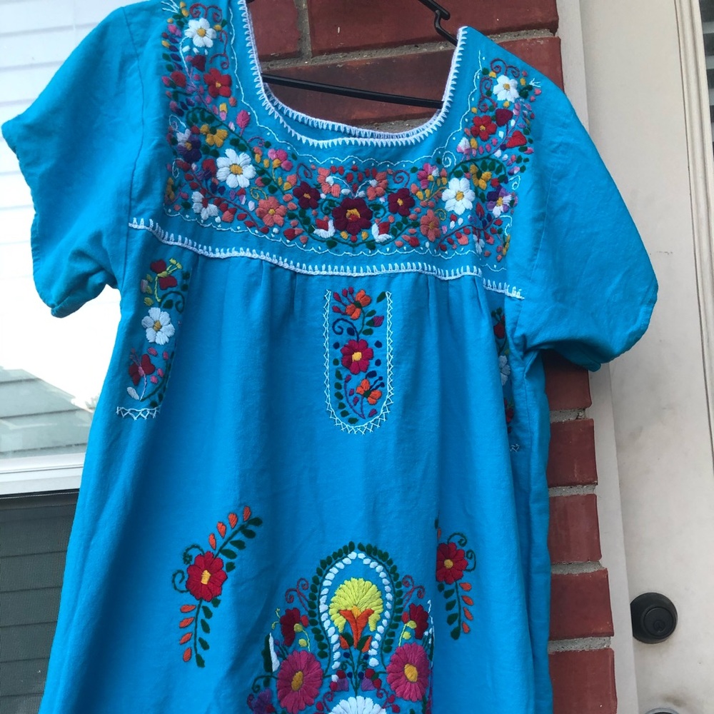 handmade mexican dress